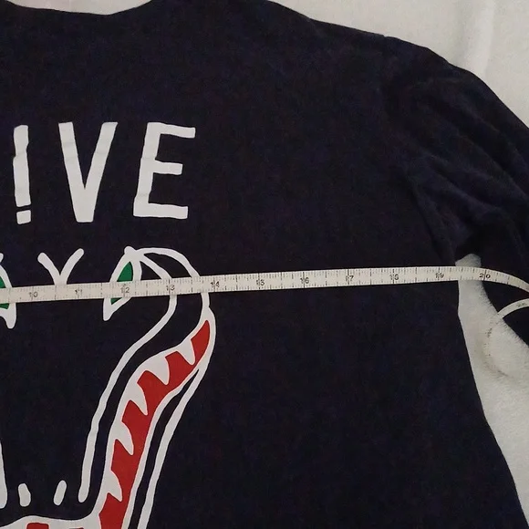 Lacoste Live Paris rare crewneck long sleeve navy tshirt 6 M/L - Picture 3 of 15
